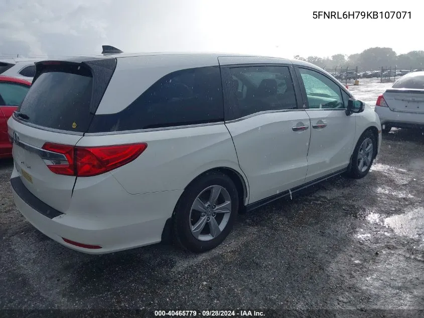 5FNRL6H79KB107071 2019 Honda Odyssey Ex-L