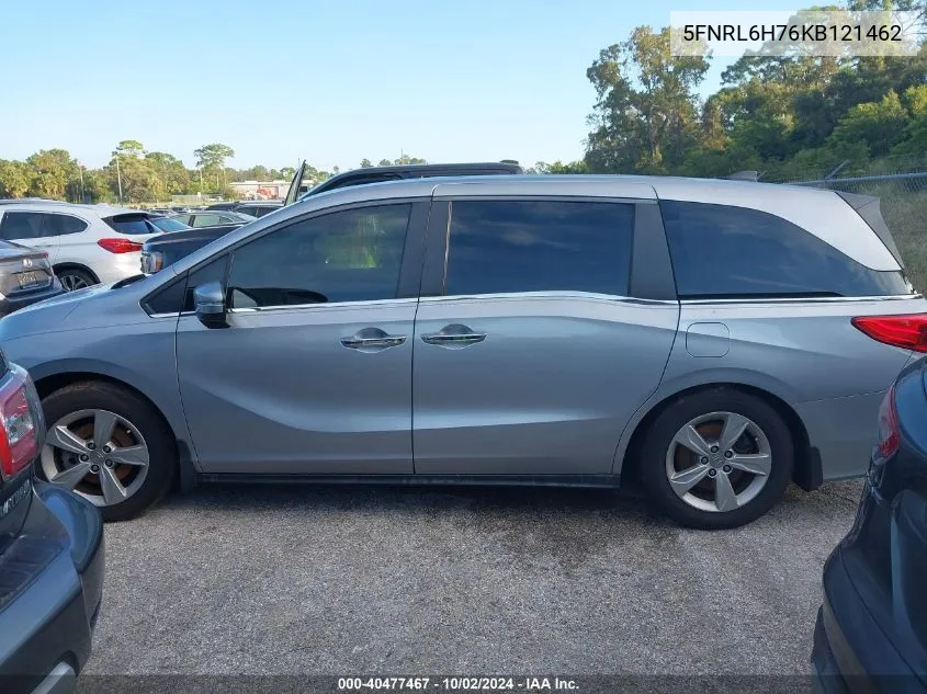 2019 Honda Odyssey Exl VIN: 5FNRL6H76KB121462 Lot: 40477467