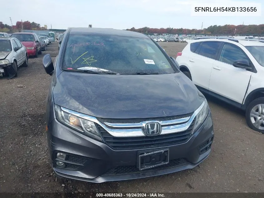 2019 Honda Odyssey Ex VIN: 5FNRL6H54KB133656 Lot: 40685363