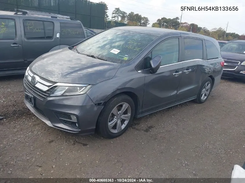 2019 Honda Odyssey Ex VIN: 5FNRL6H54KB133656 Lot: 40685363