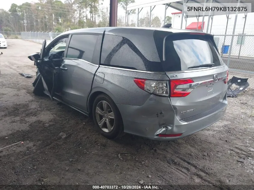 5FNRL6H79KB132875 2019 Honda Odyssey Ex-L