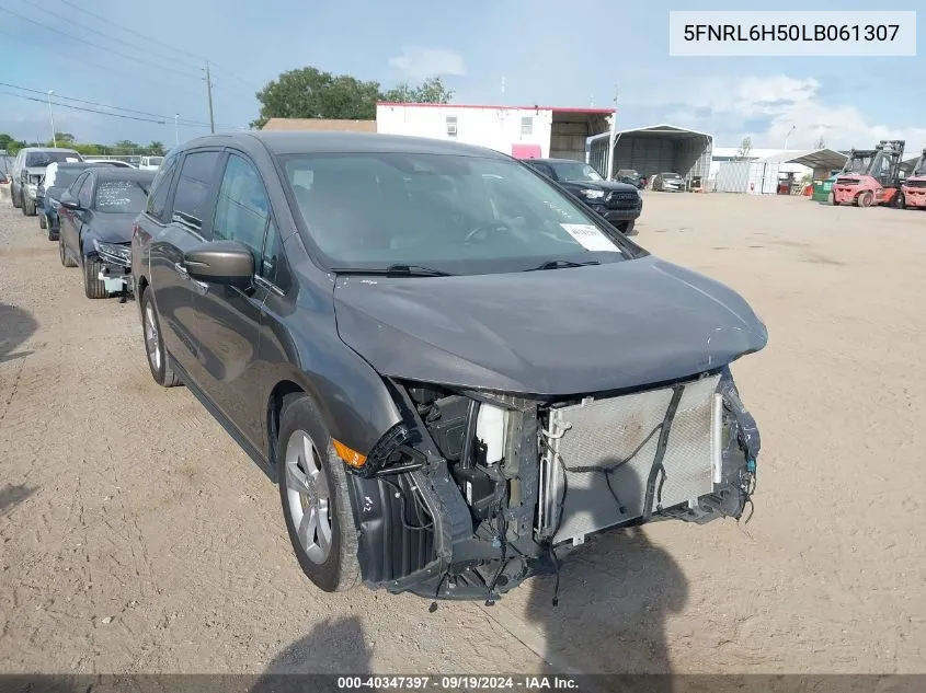 2020 Honda Odyssey Ex VIN: 5FNRL6H50LB061307 Lot: 40347397