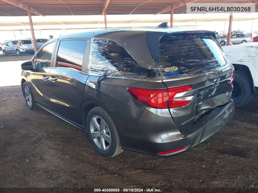 2020 Honda Odyssey Ex VIN: 5FNRL6H54LB030268 Lot: 40388885