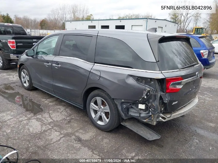 5FNRL6H55LB042896 2020 Honda Odyssey Ex