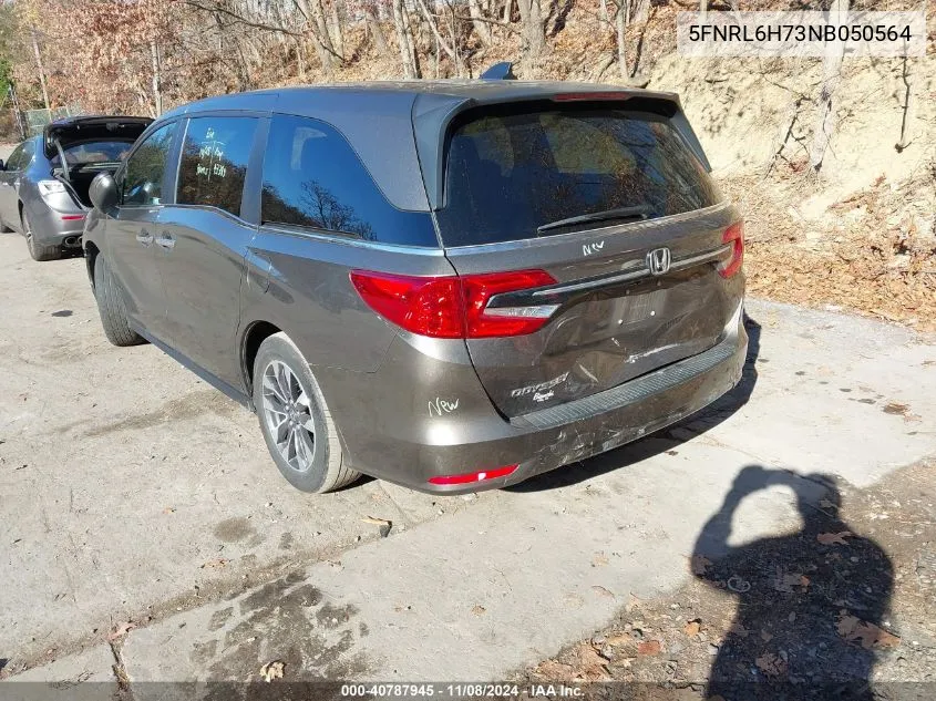 2022 Honda Odyssey Ex-L VIN: 5FNRL6H73NB050564 Lot: 40787945