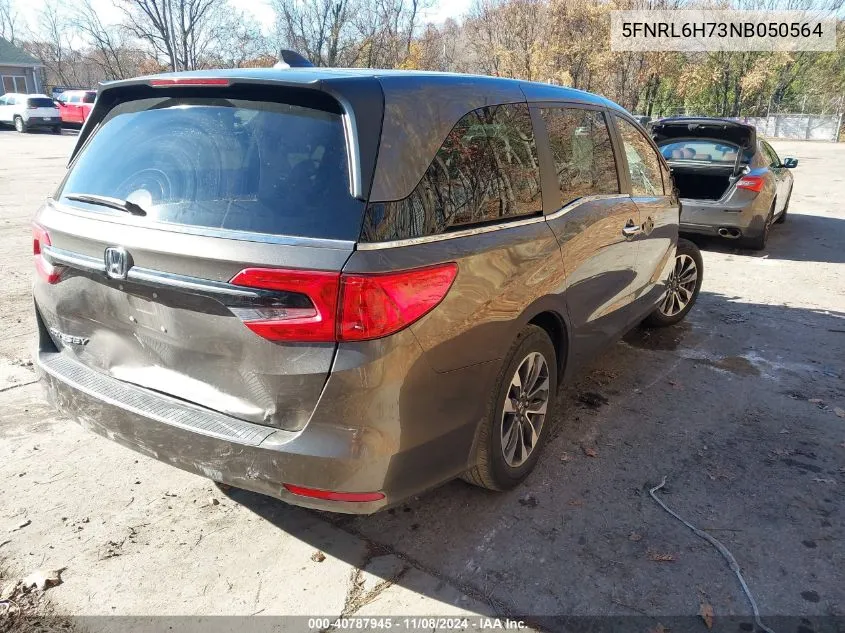 2022 Honda Odyssey Ex-L VIN: 5FNRL6H73NB050564 Lot: 40787945