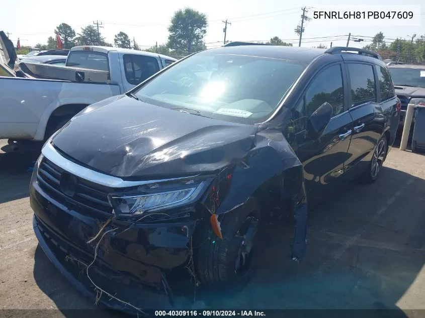 5FNRL6H81PB047609 2023 Honda Odyssey Touring