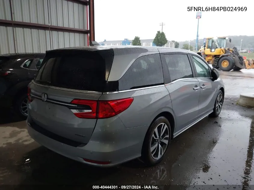 2023 Honda Odyssey Touring VIN: 5FNRL6H84PB024969 Lot: 40444301