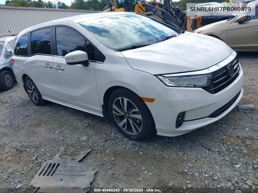 2023 Honda Odyssey Touring VIN: 5FNRL6H87PB060879 Lot: 40466245