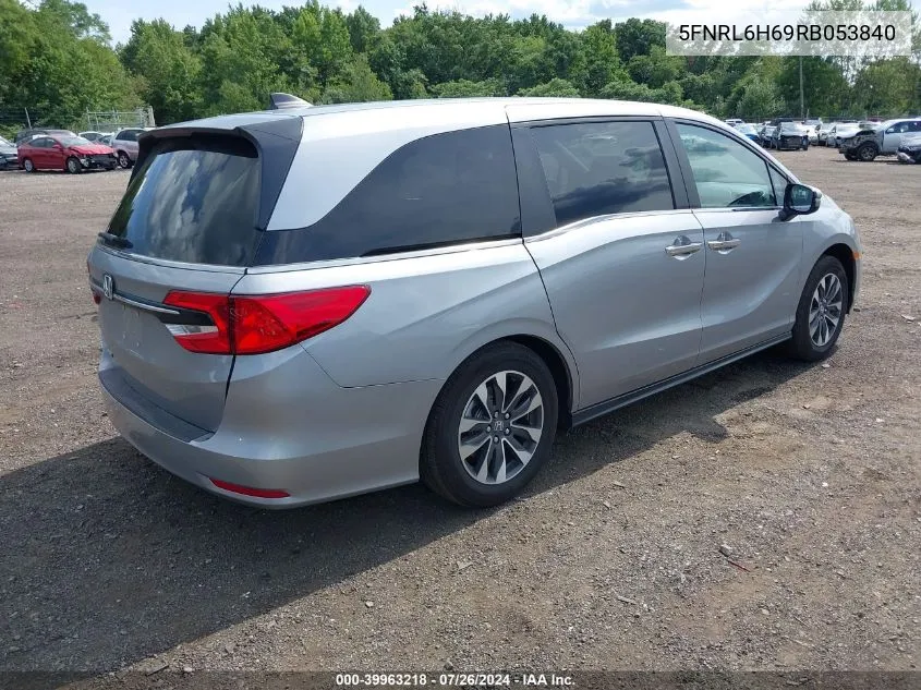 5FNRL6H69RB053840 2024 Honda Odyssey Ex-L