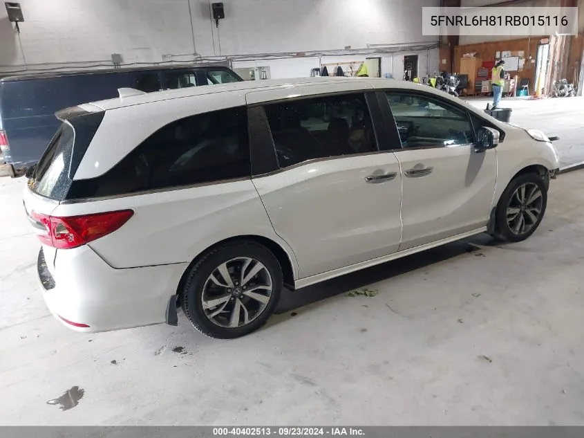 5FNRL6H81RB015116 2024 Honda Odyssey Touring