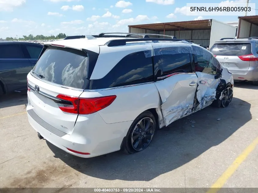 5FNRL6H96RB005903 2024 Honda Odyssey Elite