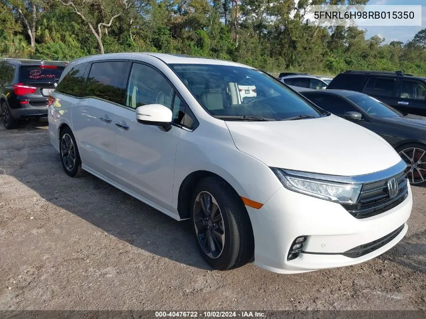 5FNRL6H98RB015350 2024 Honda Odyssey Elite