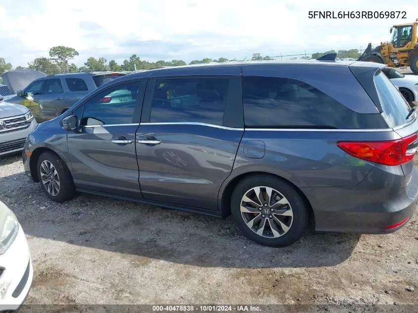 5FNRL6H63RB069872 2024 Honda Odyssey Exl