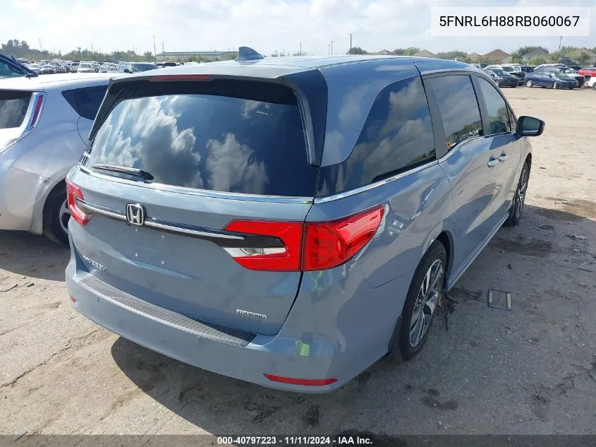 5FNRL6H88RB060067 2024 Honda Odyssey Touring