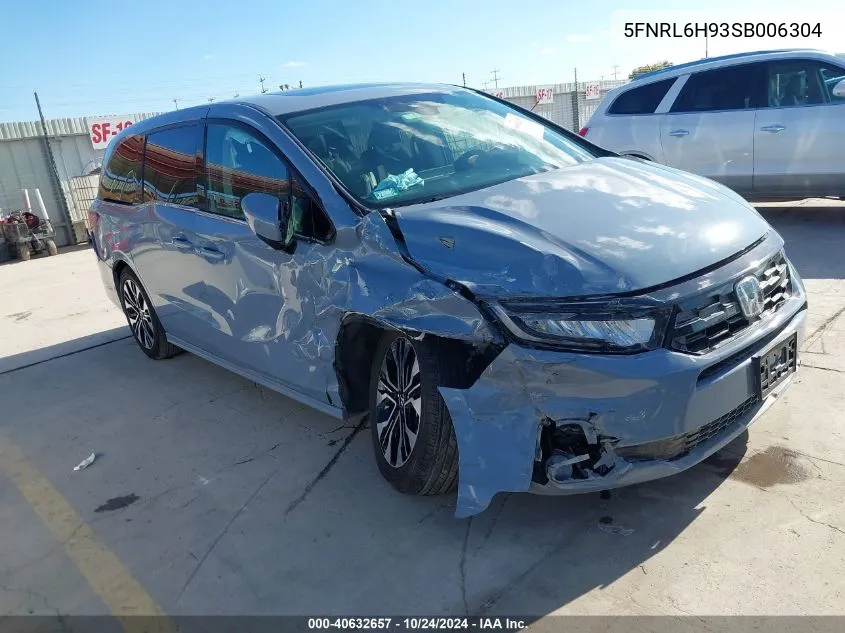 5FNRL6H93SB006304 2025 Honda Odyssey Elite