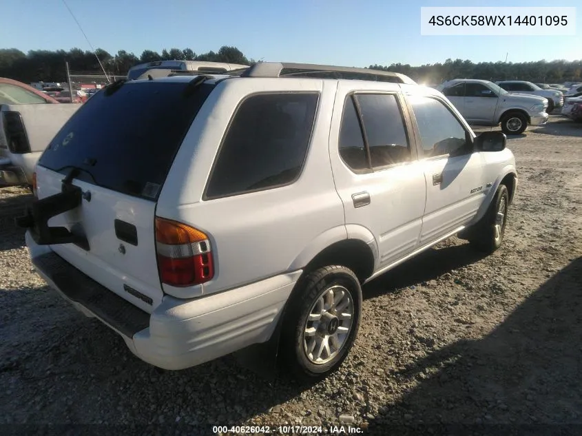 4S6CK58WX14401095 2001 Honda Passport Ex/Lx