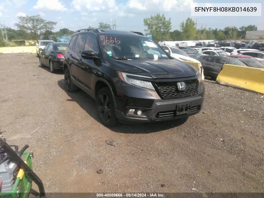 5FNYF8H08KB014639 2019 Honda Passport Elite