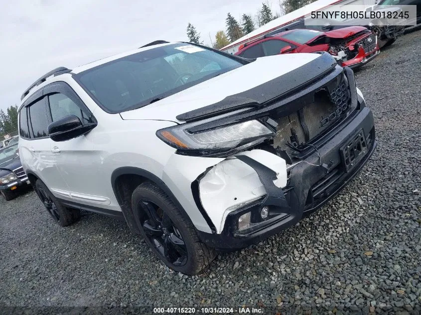 5FNYF8H05LB018245 2020 Honda Passport Awd Elite