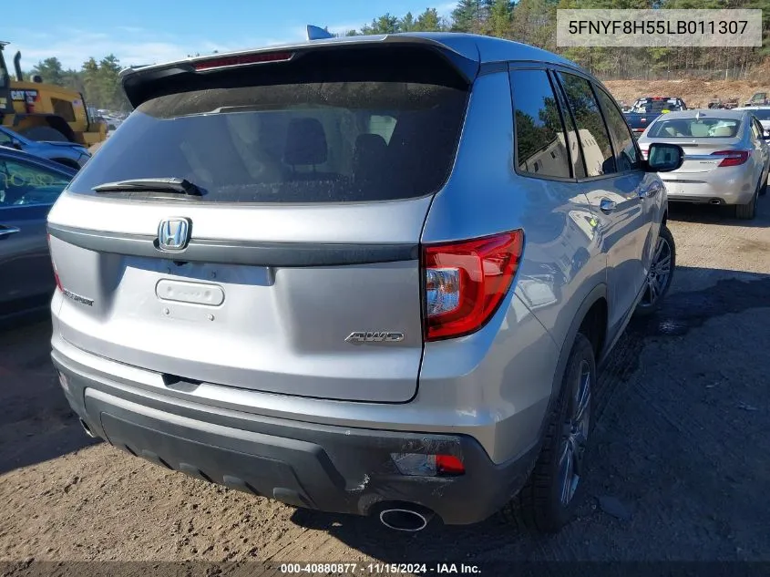 2020 Honda Passport Awd Ex-L VIN: 5FNYF8H55LB011307 Lot: 40880877