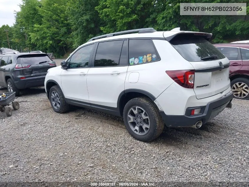 2023 Honda Passport Awd Trailsport VIN: 5FNYF8H62PB023056 Lot: 39589187