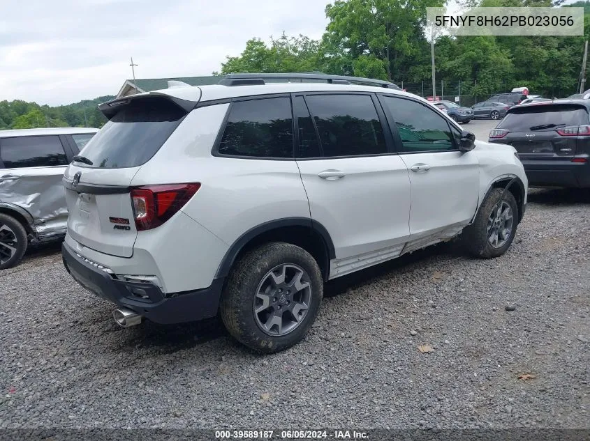 2023 Honda Passport Awd Trailsport VIN: 5FNYF8H62PB023056 Lot: 39589187