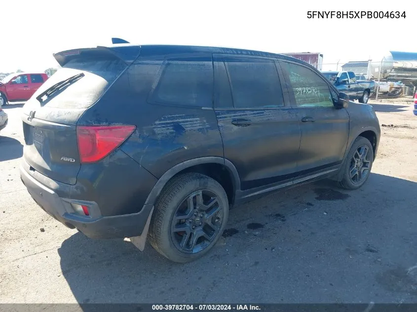 5FNYF8H5XPB004634 2023 Honda Passport Awd Ex-L