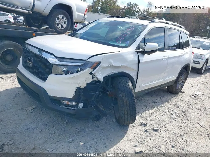 2023 Honda Passport Awd Ex-L VIN: 5FNYF8H55PB024290 Lot: 40894521