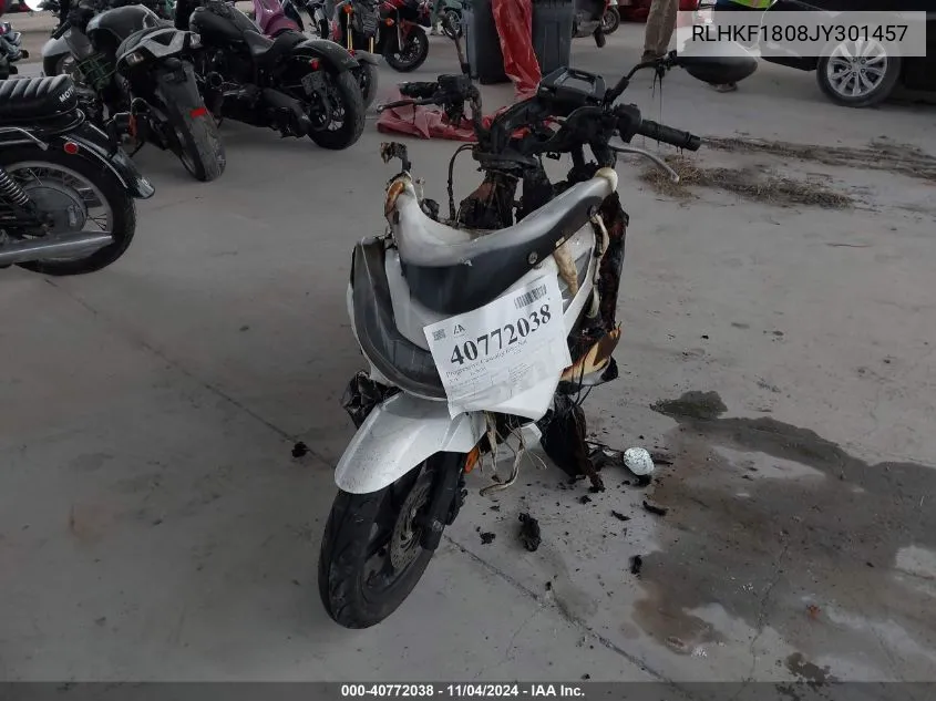 RLHKF1808JY301457 2018 Honda Pcx 150