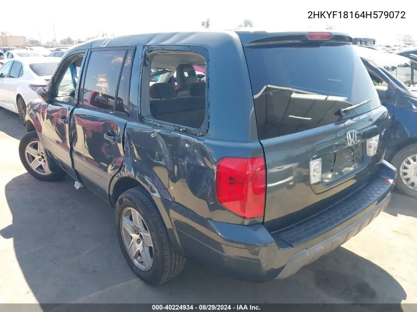 2HKYF18164H579072 2004 Honda Pilot Lx