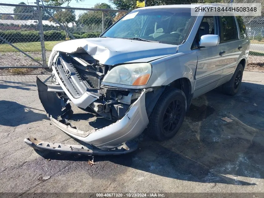 2HKYF18444H508348 2004 Honda Pilot Ex