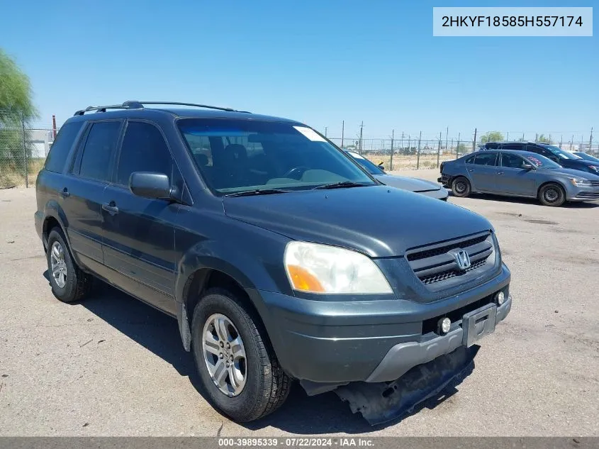 2HKYF18585H557174 2005 Honda Pilot Ex-L