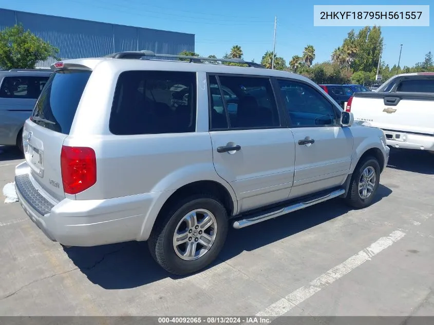 2HKYF18795H561557 2005 Honda Pilot Exl