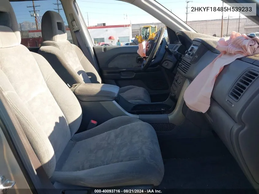 2HKYF18485H539233 2005 Honda Pilot Ex