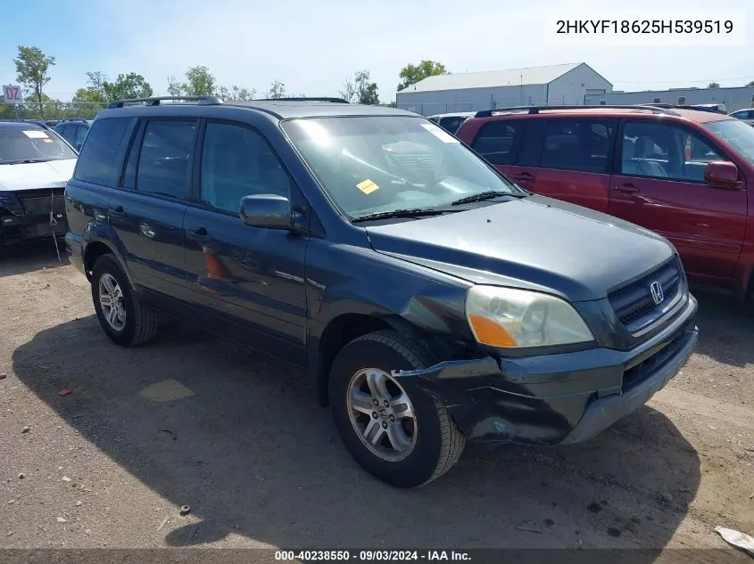 2HKYF18625H539519 2005 Honda Pilot Ex-L