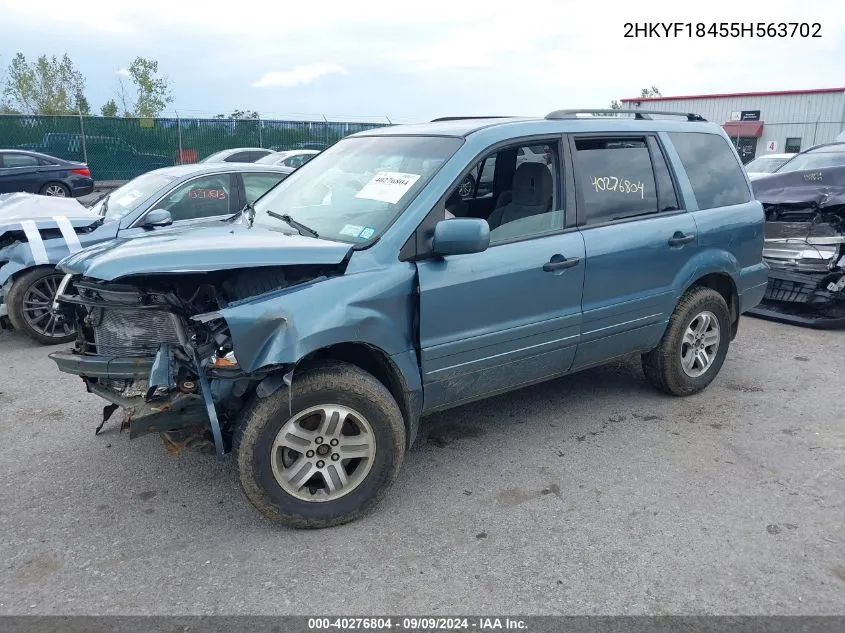 2HKYF18455H563702 2005 Honda Pilot Ex