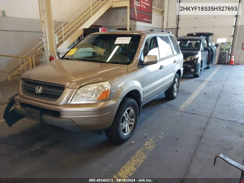 2HKYF18535H527693 2005 Honda Pilot Ex-L