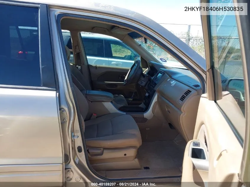 2HKYF18406H530835 2006 Honda Pilot Ex