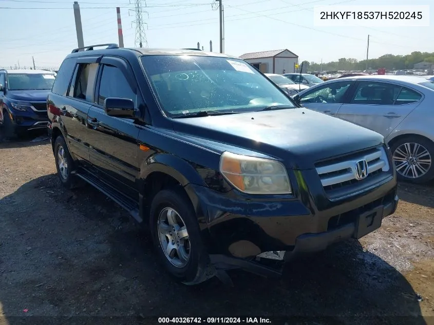 2HKYF18537H520245 2007 Honda Pilot Ex-L