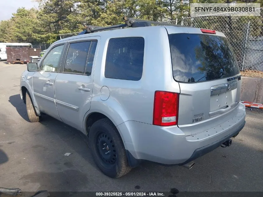 5FNYF484X9B030881 2009 Honda Pilot Ex