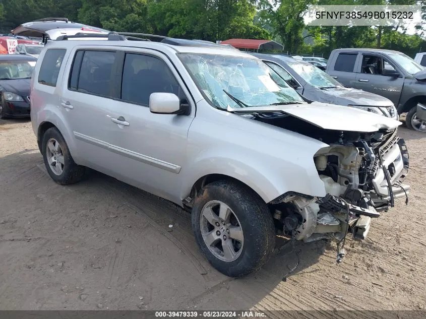 5FNYF38549B015232 2009 Honda Pilot Ex-L