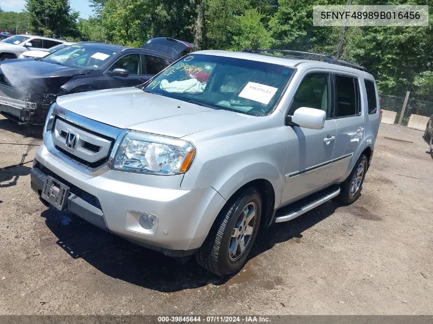 2009 Honda Pilot Touring VIN: 5FNYF48989B016456 Lot: 39845644