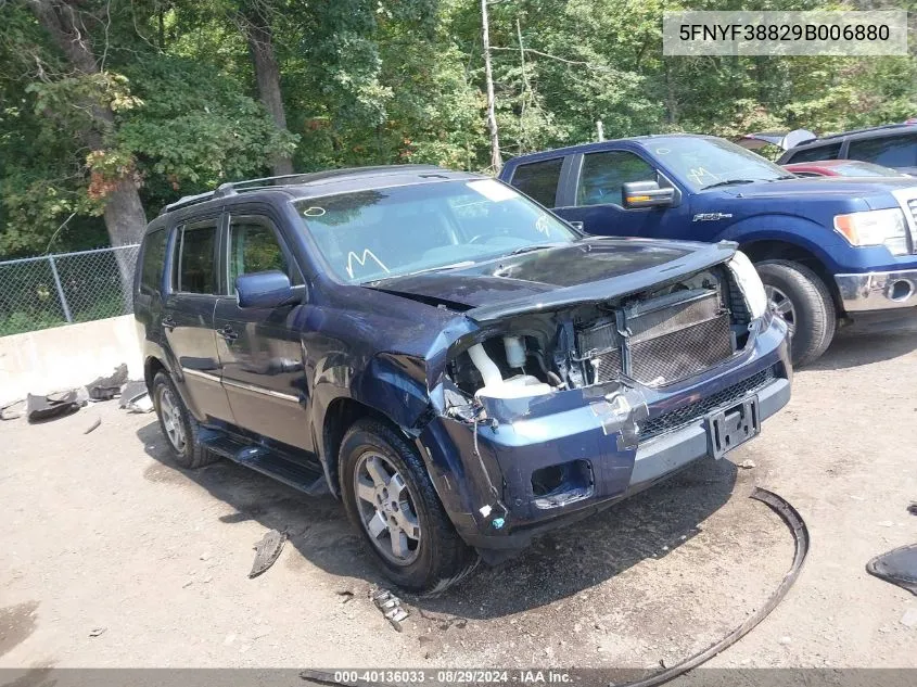 2009 Honda Pilot Touring VIN: 5FNYF38829B006880 Lot: 40136033