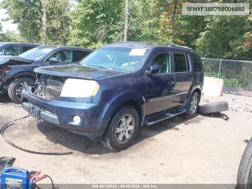 2009 Honda Pilot Touring VIN: 5FNYF38829B006880 Lot: 40136033