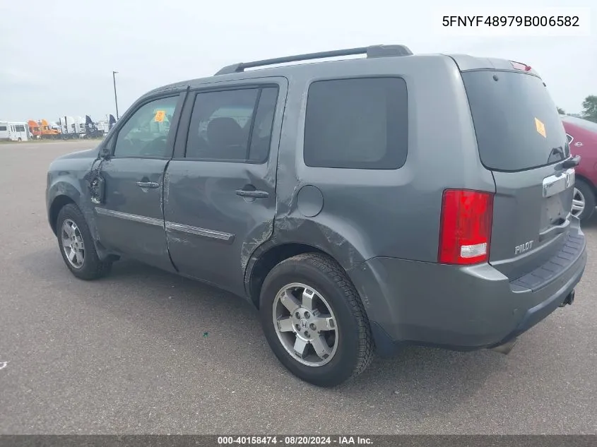 2009 Honda Pilot Touring VIN: 5FNYF48979B006582 Lot: 40158474