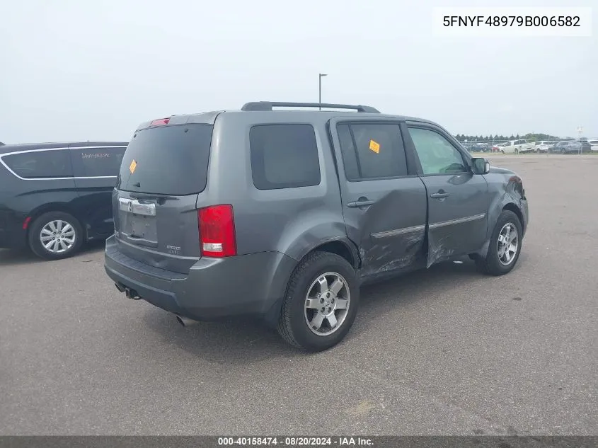 2009 Honda Pilot Touring VIN: 5FNYF48979B006582 Lot: 40158474