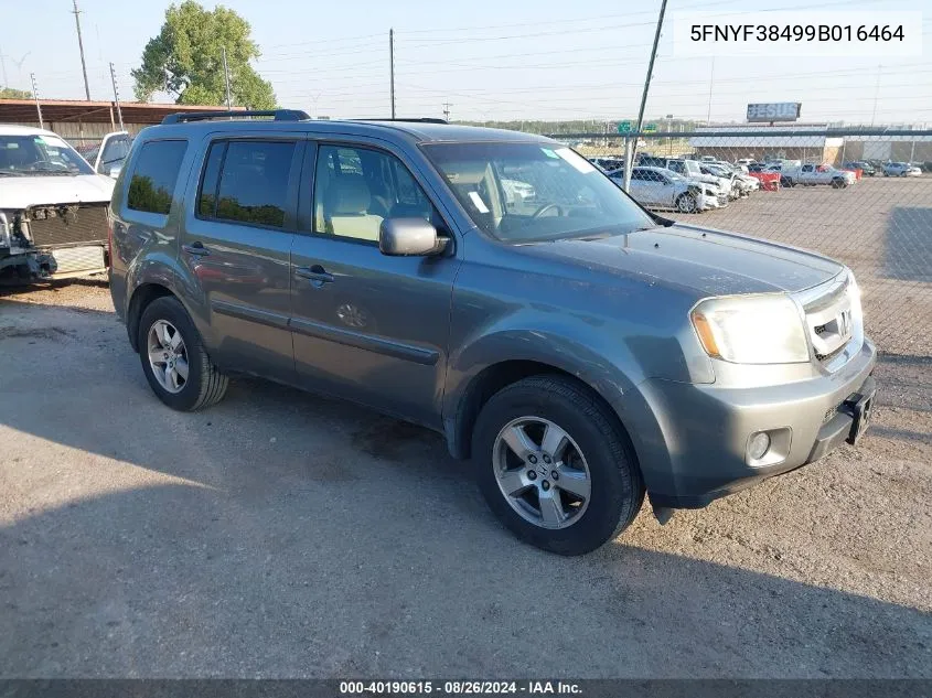 5FNYF38499B016464 2009 Honda Pilot Ex