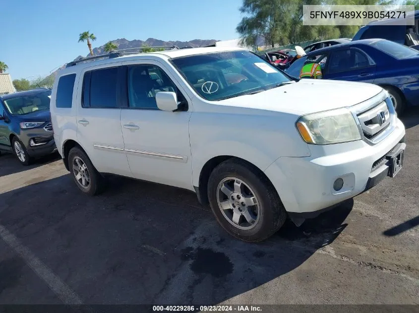 2009 Honda Pilot Touring VIN: 5FNYF489X9B054271 Lot: 40229286