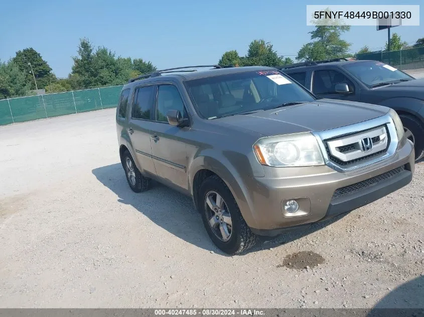 5FNYF48449B001330 2009 Honda Pilot Ex