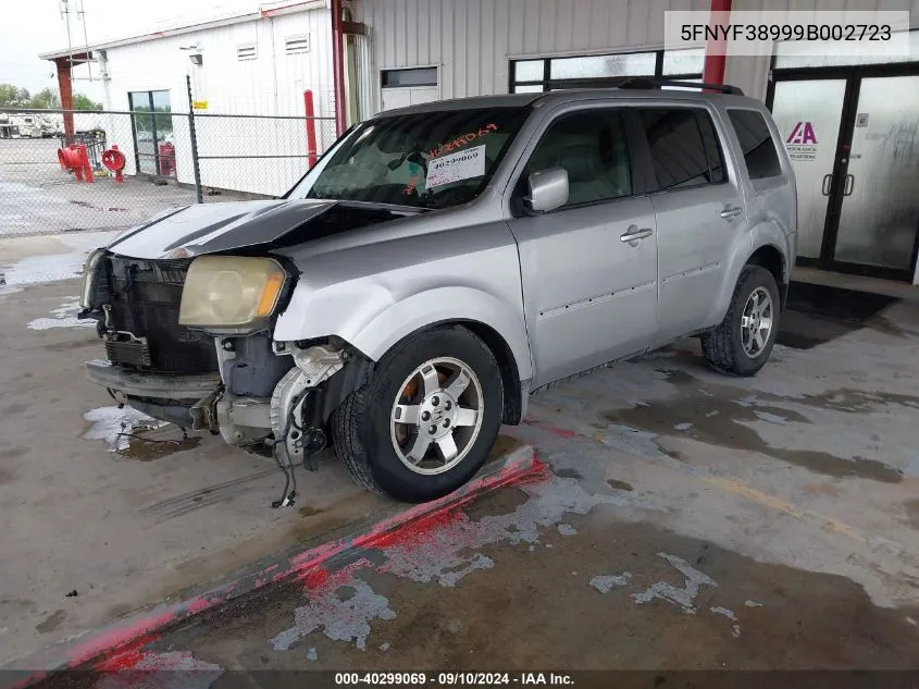 5FNYF38999B002723 2009 Honda Pilot Touring